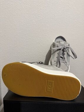 UGG EZ-DUZZIT MULE SEAL PLATFORM SNEAKER SHOES US 8